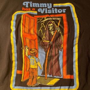 Steven Rhodes Timmy has a Visitor tshirt